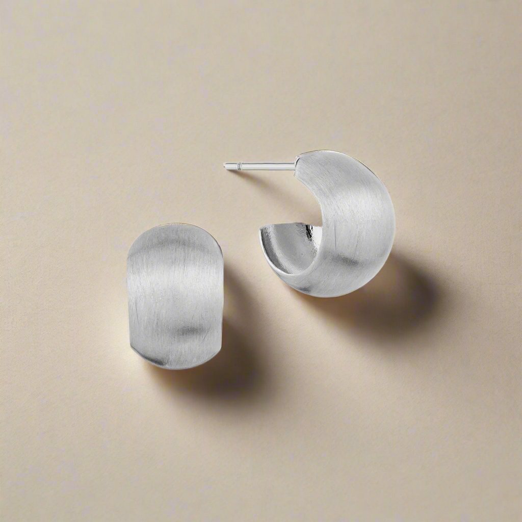 Essence Open Mini Hoop Post Earrings