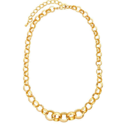 Classic Linked Chain Link Necklace