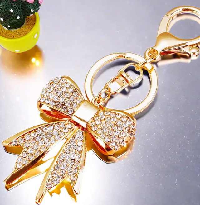 **PREORDER** Rhinestone Bow Bag Charm
