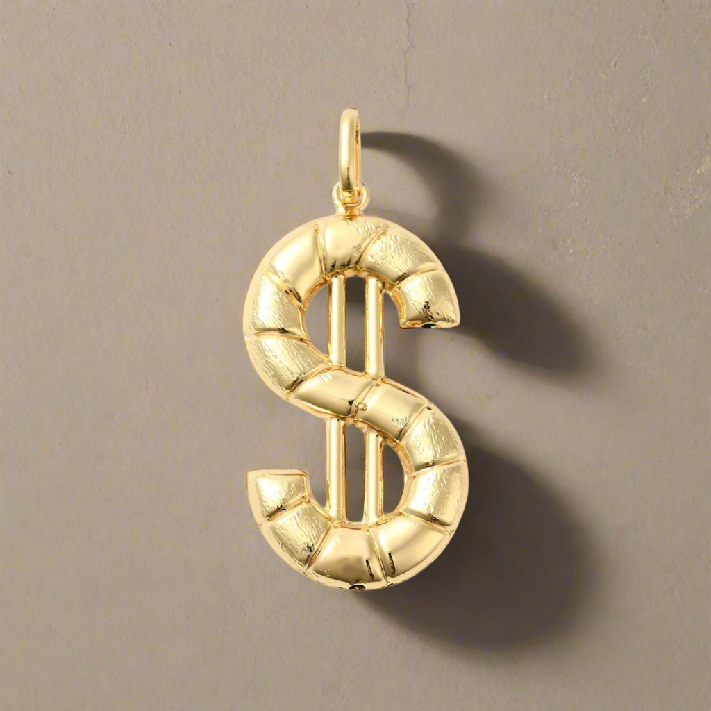 Dollar Sign Bag Charm