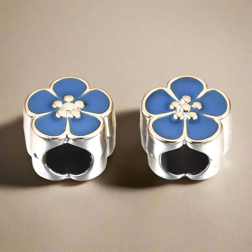 Enamel Flower Threader Charm