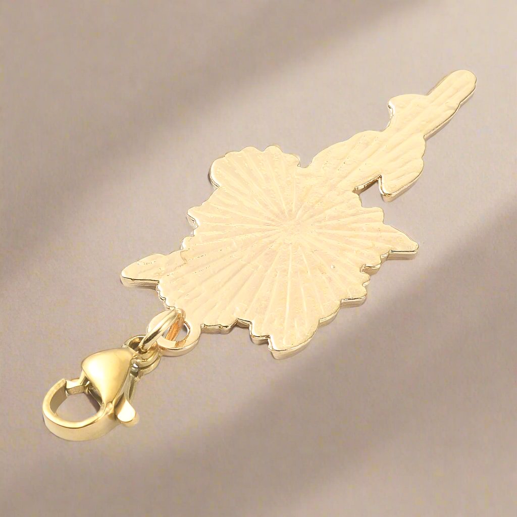 Flower Pendant Lobster Clasp Bag Charm