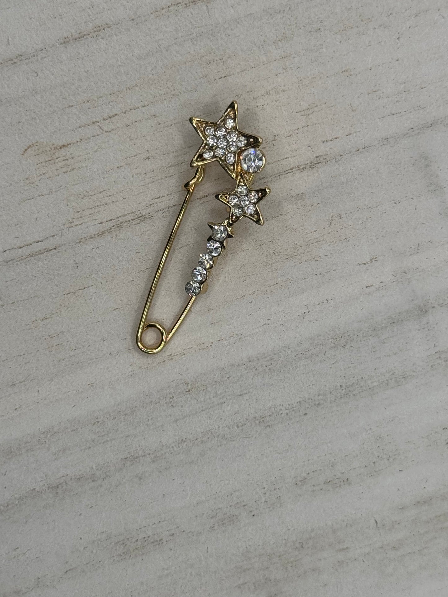 CZ Accented Brooch Bag Charm