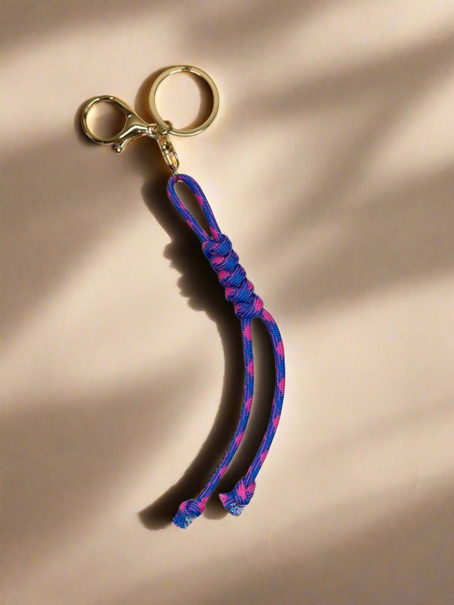 Paracord Bag Charm With A Lobster Clasp