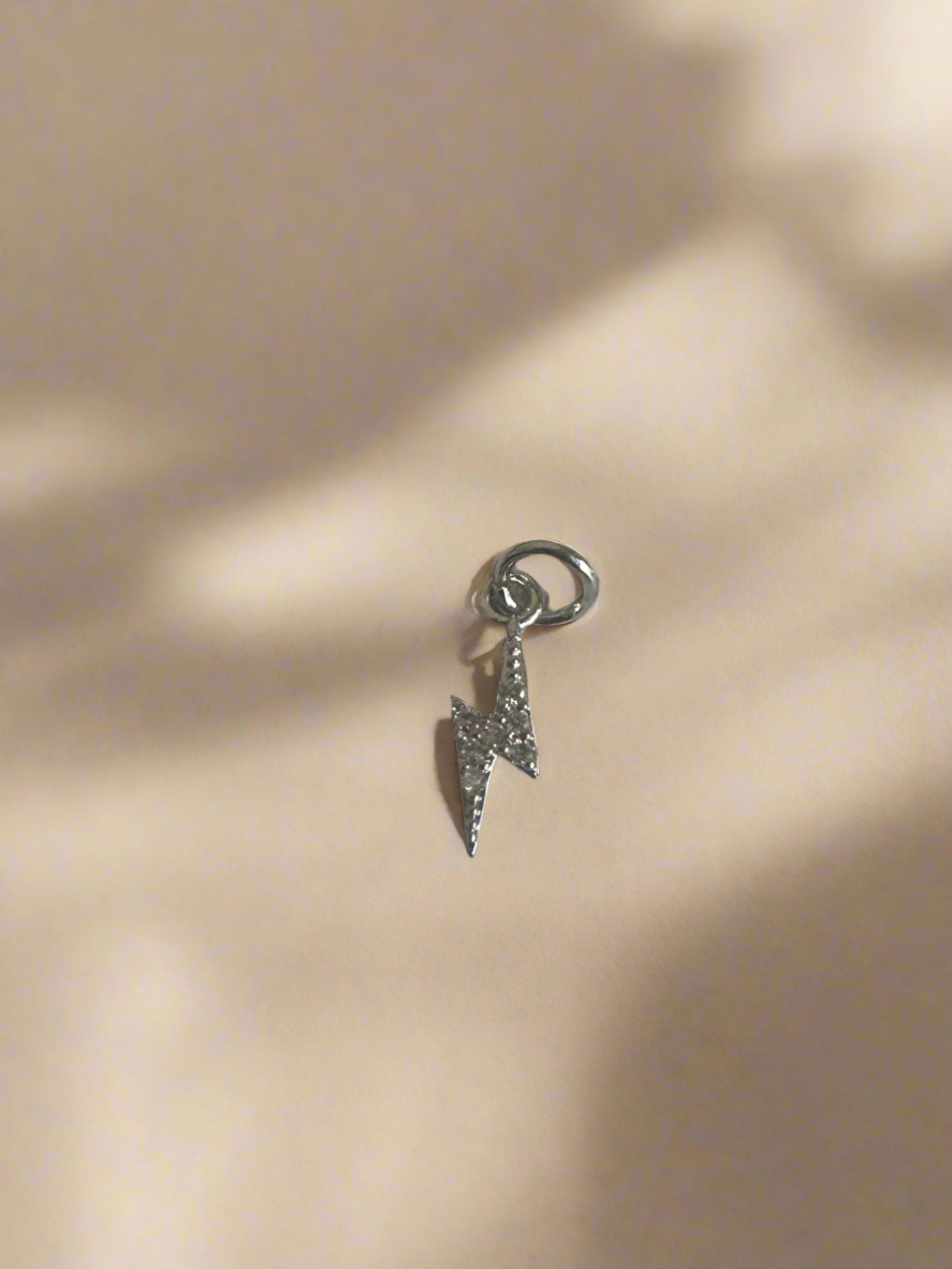Dainty Lightning Bolt Charm