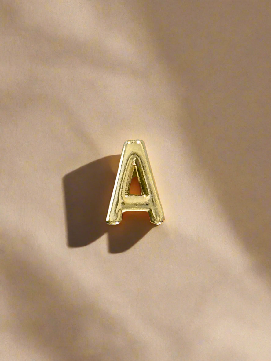 Elegance Gold Initial Threader Charm