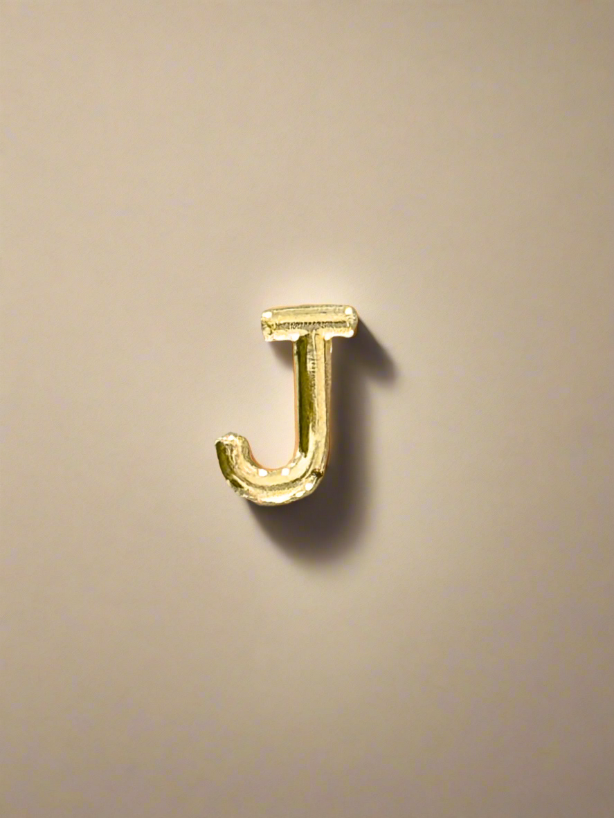 Elegance Gold Initial Threader Charm