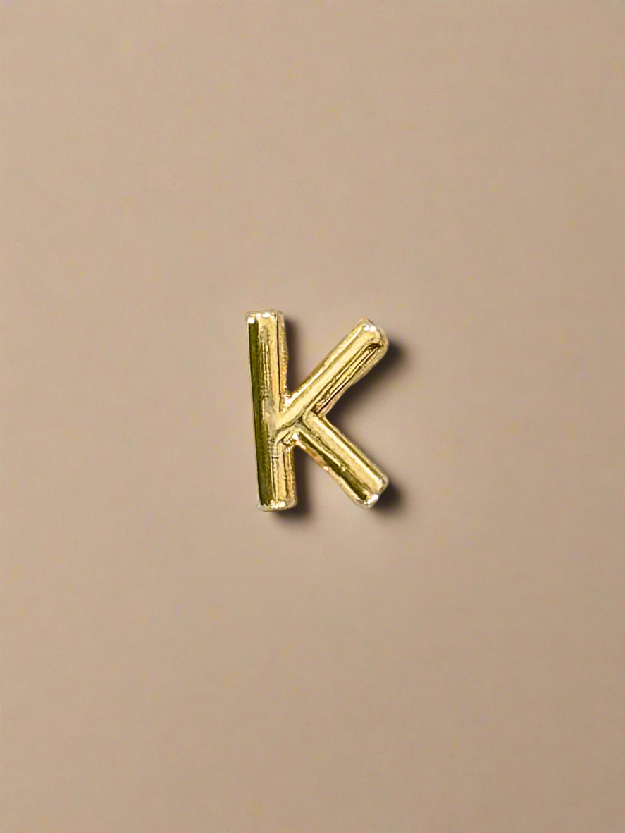 Elegance Gold Initial Threader Charm