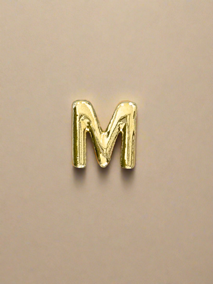 Elegance Gold Initial Threader Charm