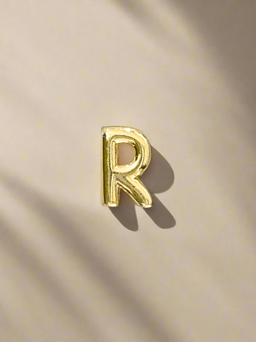 Elegance Gold Initial Threader Charm