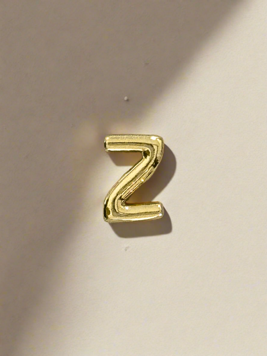 Elegance Gold Initial Threader Charm