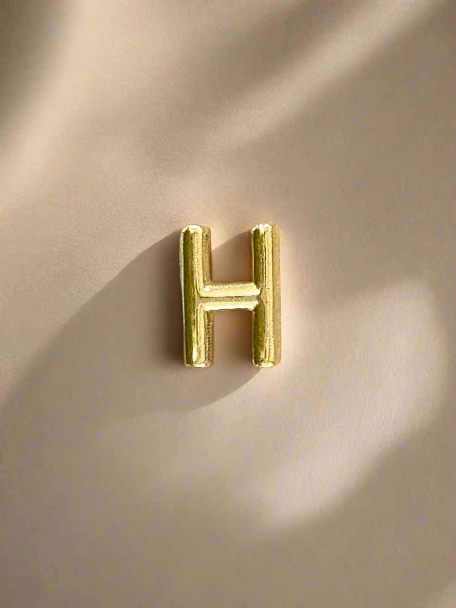 Elegance Gold Initial Threader Charm