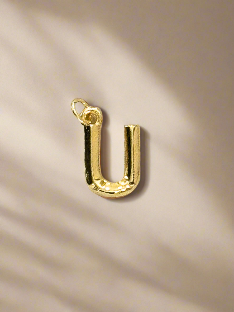 Classic Gold Initial Charm
