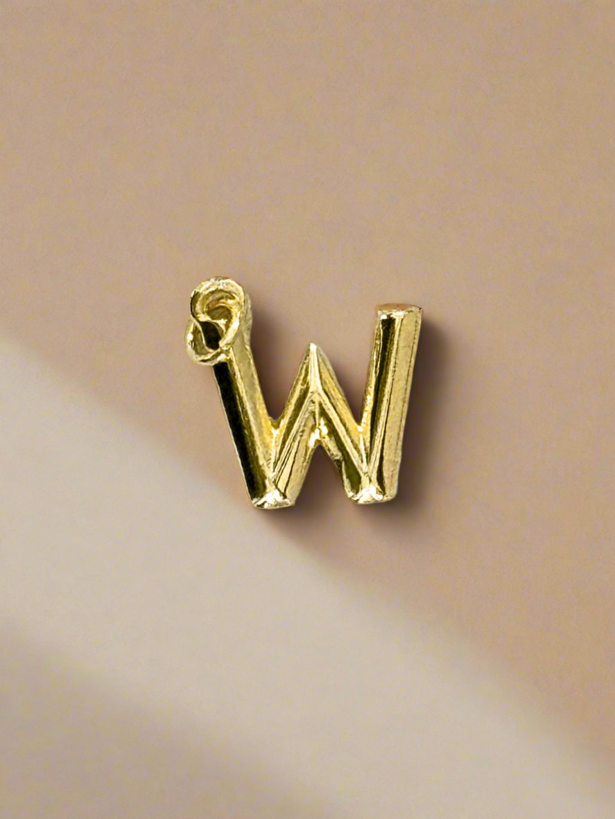 Classic Gold Initial Charm