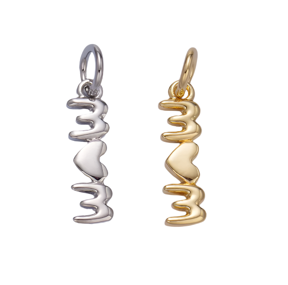 Val Mom with Heart Charm