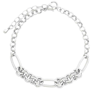 Find Your Strength Metal Chain Bracelet