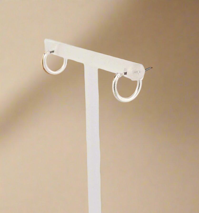 Classic Everyday Mini Latch Huggie Earrings