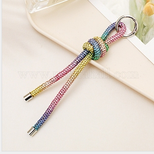 Rhinestone Knot Bag Charm
