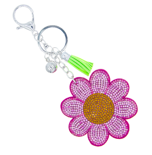Rhinestone Crystal Cushion Bag Charm