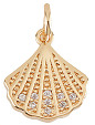 Pave Shell Charm