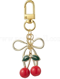 Cherries and Bows Bag Charm