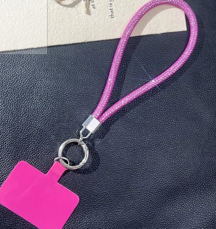 Rhinestone Mobile Phone Lanyard