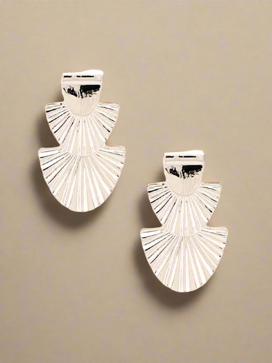 Fan Flair Drop Earrings