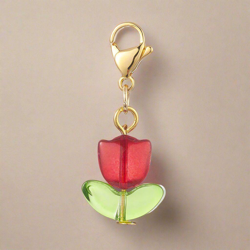 Tulip Lobster Clasp Bag Charm