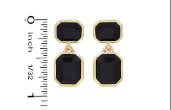 Jeaneane's Bella Elegance Post Back Crystal Drop Earrings