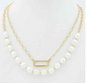 Chansey's Class & Sass Necklace with Pearl Detail