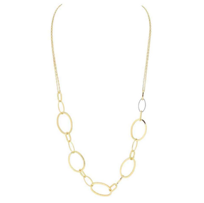 Taking Center Stage Oval Link Necklace
