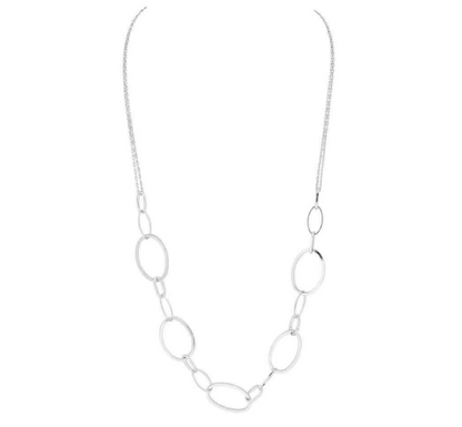 Taking Center Stage Oval Link Necklace