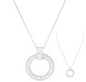 Alexis' Classic Round Textured Circle Chain Necklace