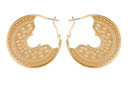 Sierra's Antique Hinge Matte Finish 35MM Earring