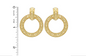 Alexis' Classic Textured Round Post Back Earring