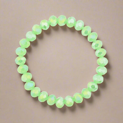 Playful Everyday Glass Bead Stretch Bracelet