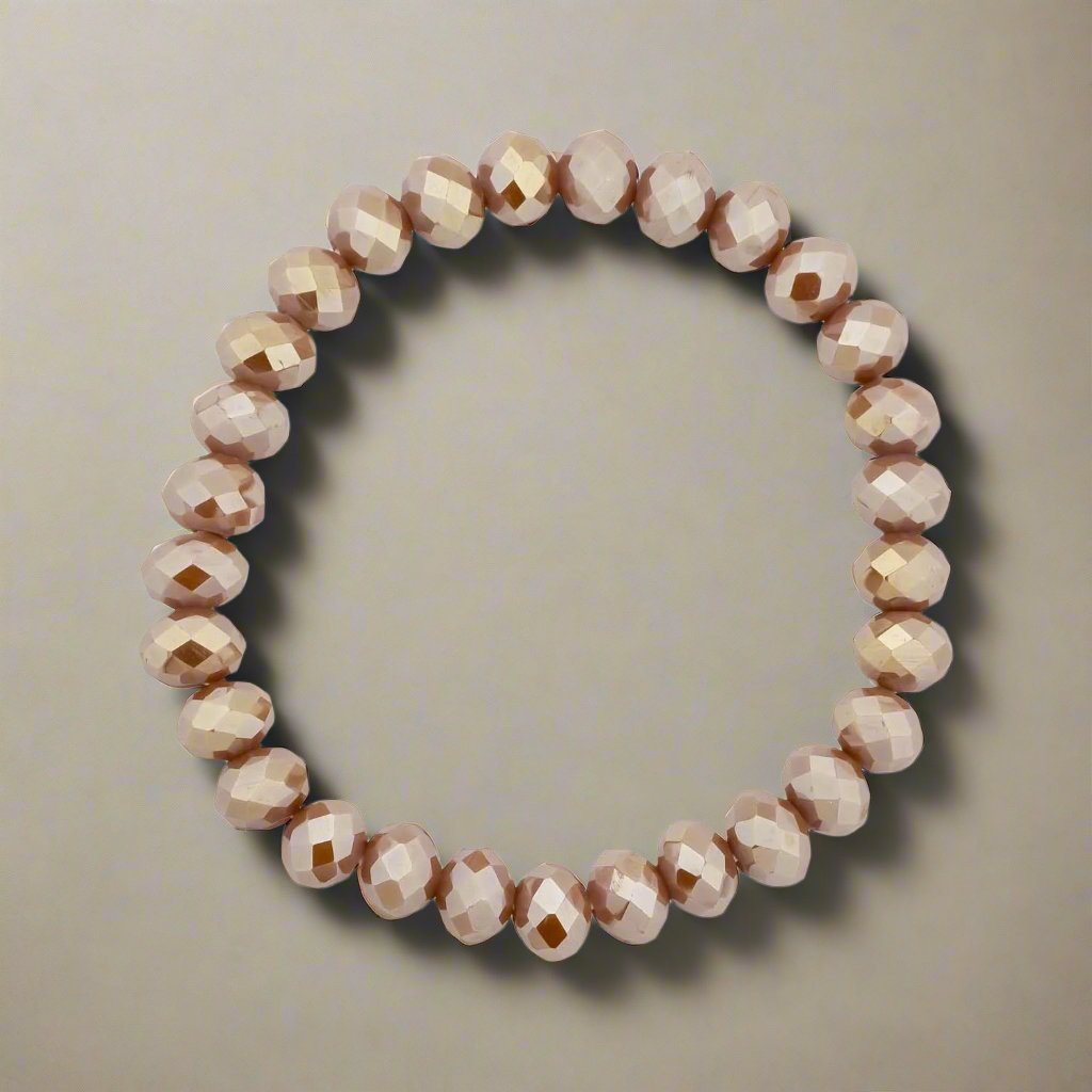 Playful Everyday Glass Bead Stretch Bracelet