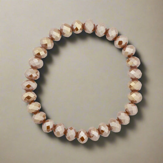 Playful Everyday Glass Bead Stretch Bracelet