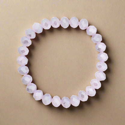 Playful Everyday Glass Bead Stretch Bracelet