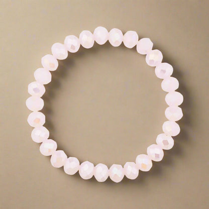 Playful Everyday Glass Bead Stretch Bracelet