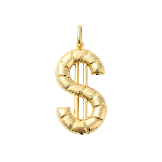 Dollar Sign Bag Charm