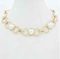 Shannon's Stylish Link with Pearl Accent