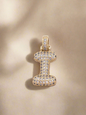 Crystal Bubble Letter Charms