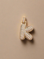 Crystal Bubble Letter Charms