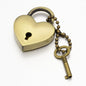 Heart Lock and Key Bag Charm