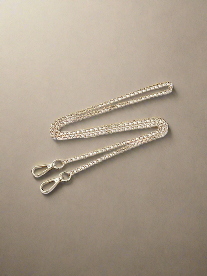 Long Oval Link Chain Bag Charm