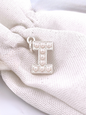 Lovely Luster Pearl Initial Charm A-Z