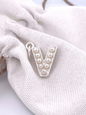 Lovely Luster Pearl Initial Charm A-Z