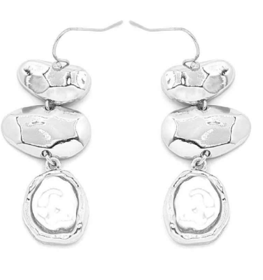 Jess' Elevated Pearl Look Dangle Earring