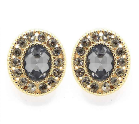 Understated Elegance Crystal Post Back Earring